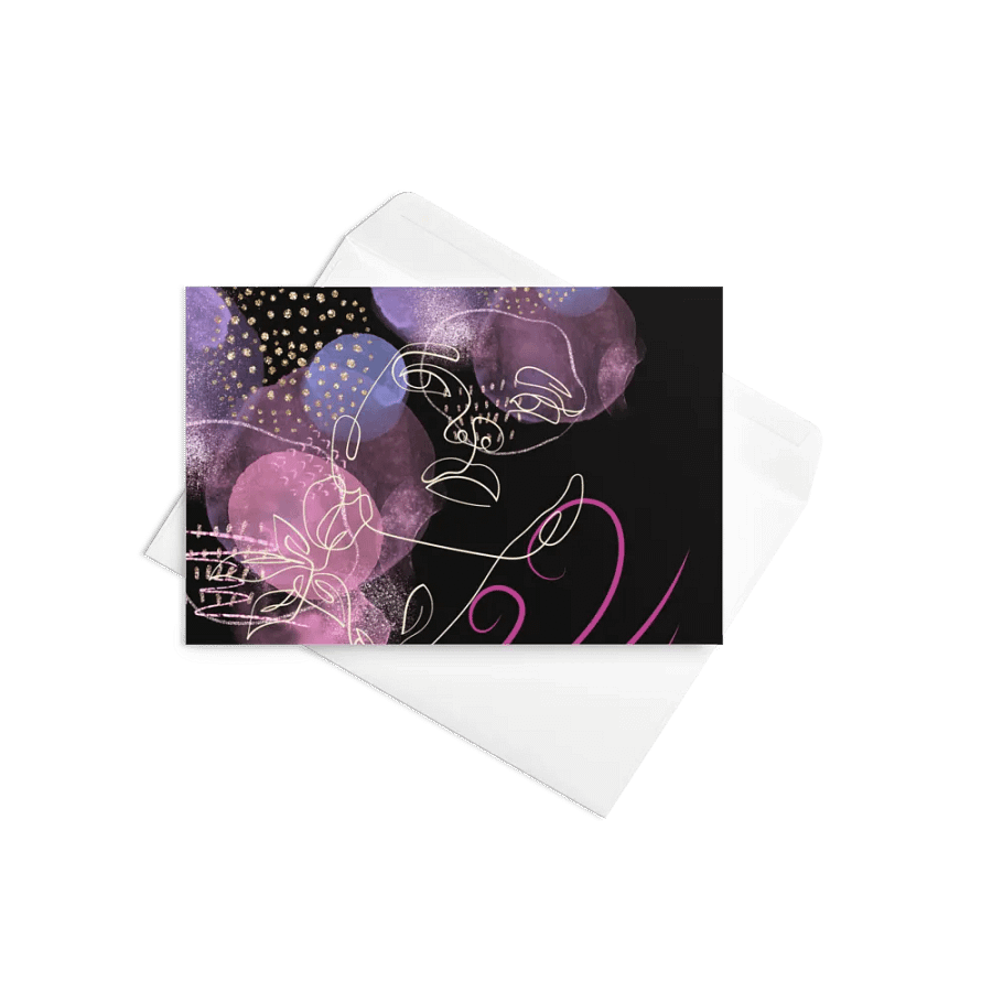Ethereal Faces Greeting Card for your best friend mom daughter product image (9)