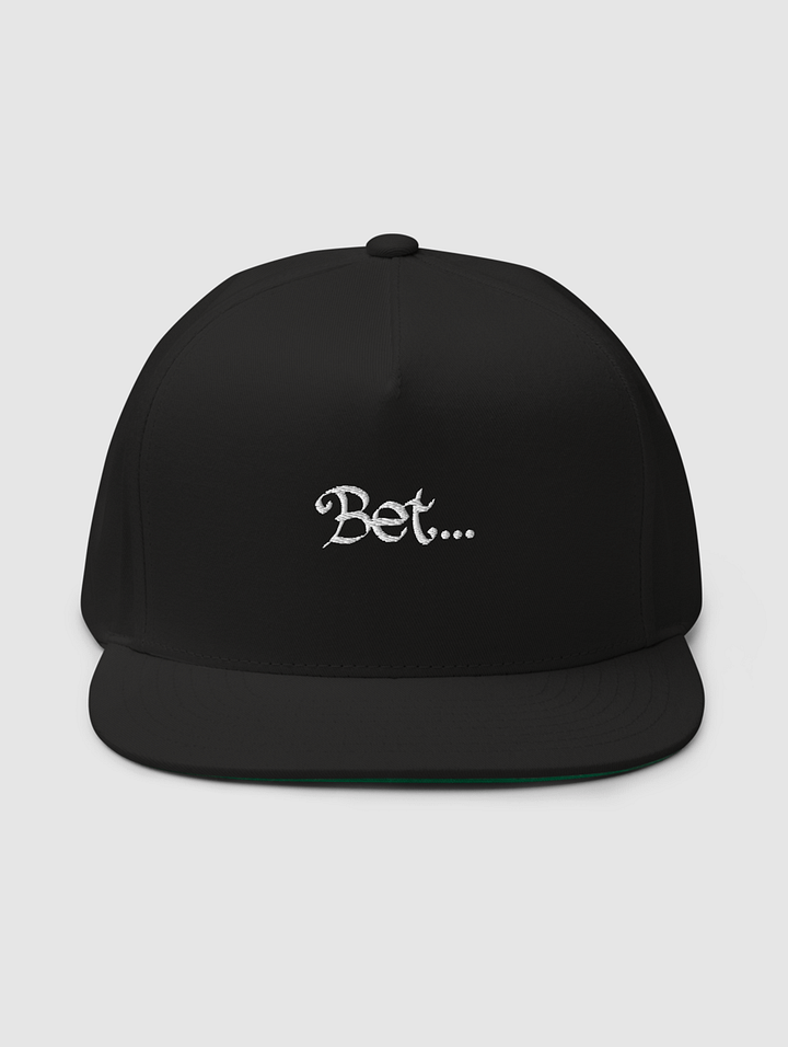 “Bet…” flat bill cap product image (1)