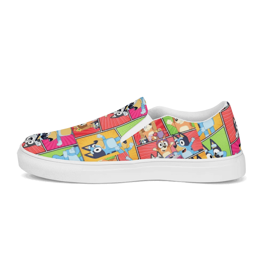 Aussie Heeler Design _ Calceonova Streetwear Shoes _ Custom Woman Slip On Sneakers product image (10)
