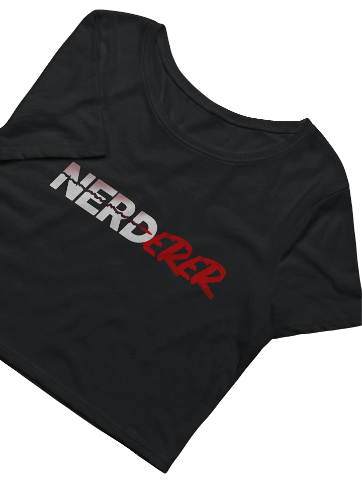 NERDerer Crop Tee (Black) product image (2)