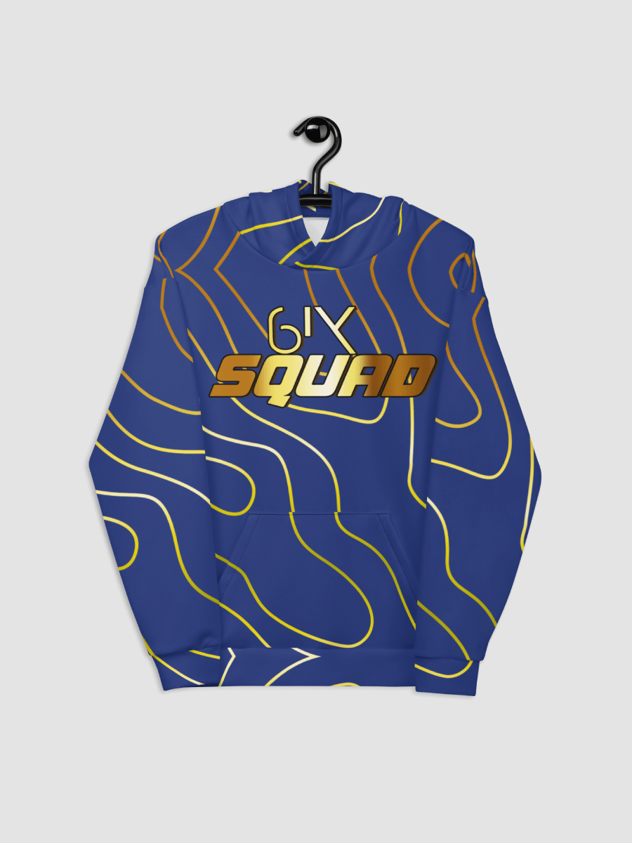 Blue & Gold Topography Hoodie product image (5)