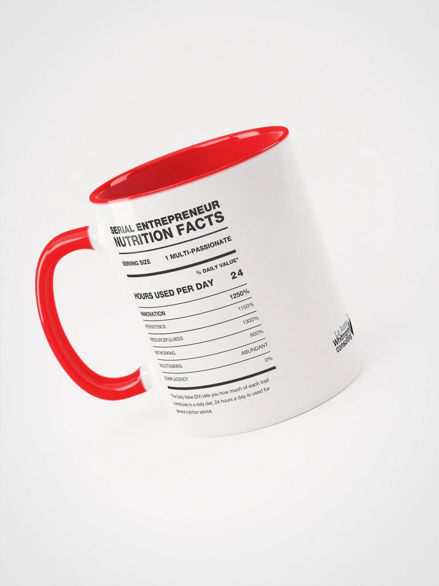 SERIAL ENTREPRENEUR Nutrition Facts Ceramic Mug product image (4)