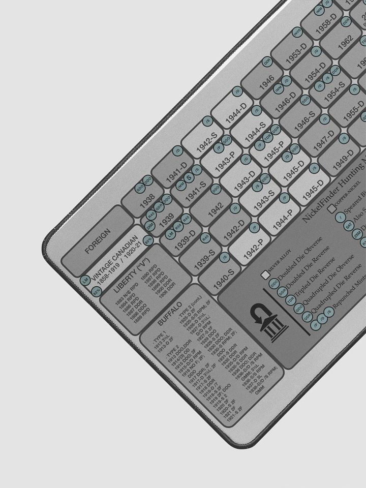 NickelFinder Hunting Mat / 22” / Aluminum Theme product image (1)