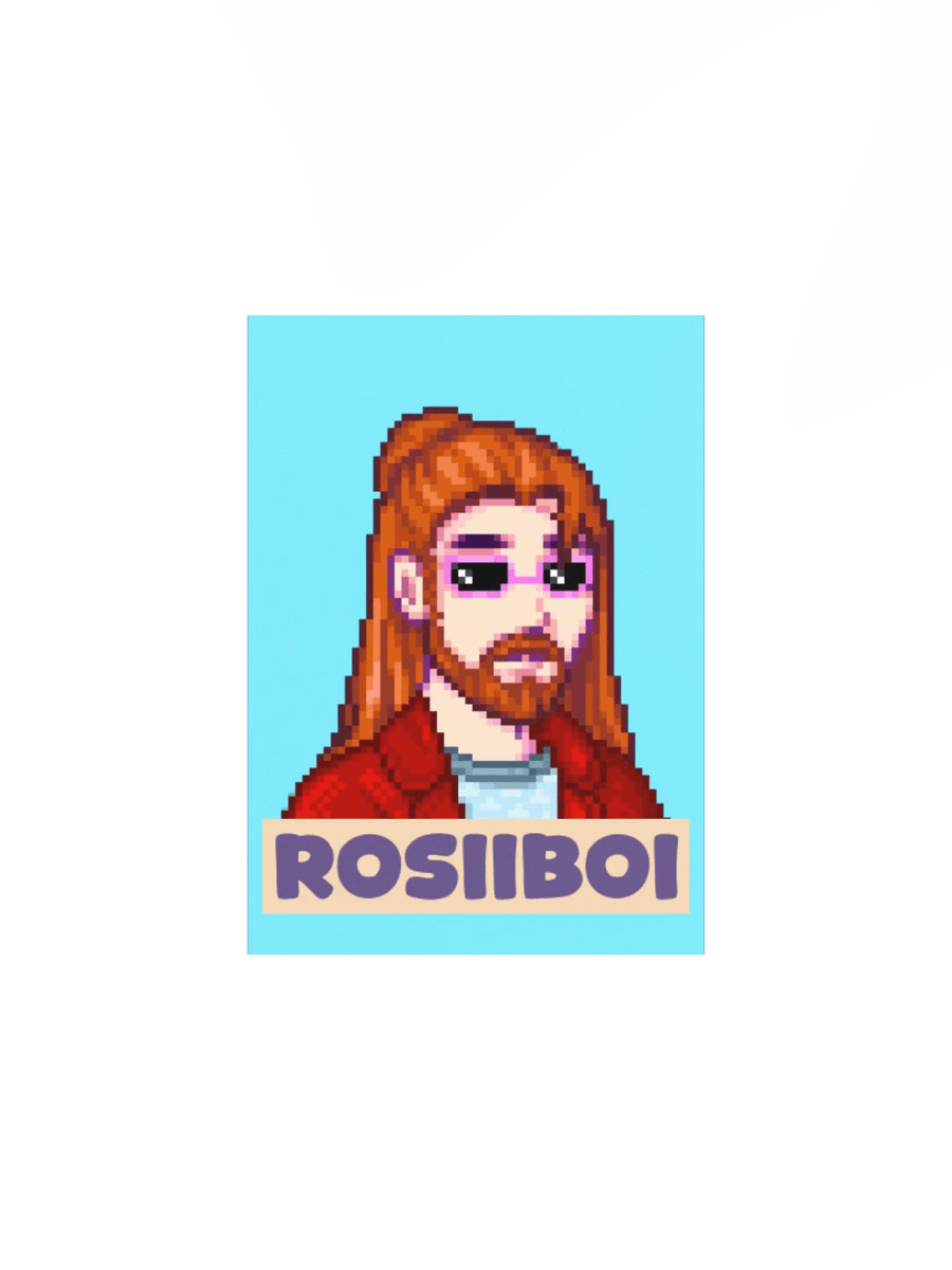 'ROSIIBOI' Pixel Art Poster product image (10)