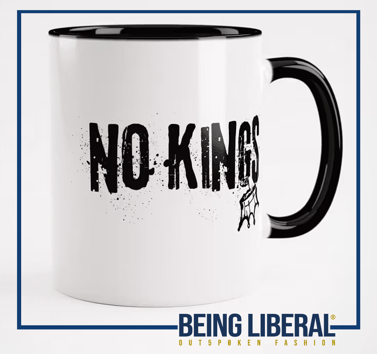 No Kings In Distress Mug - Being Liberal product image (26)