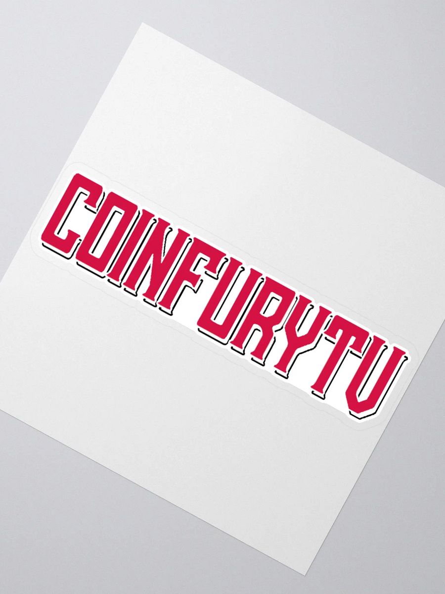 CoinFuryTV Branded Sticker product image (2)