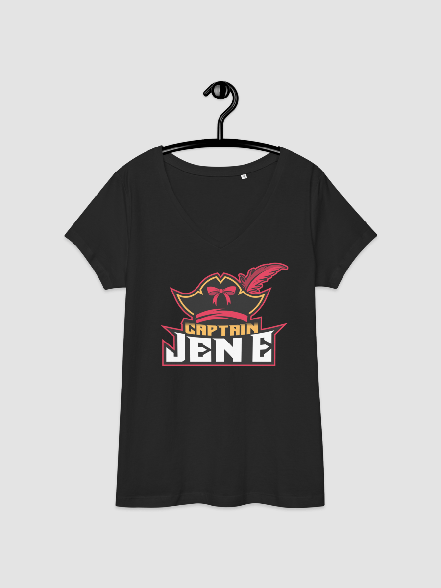 Captain Jen E Women's Fitted V-neck T-Shirt product image (3)