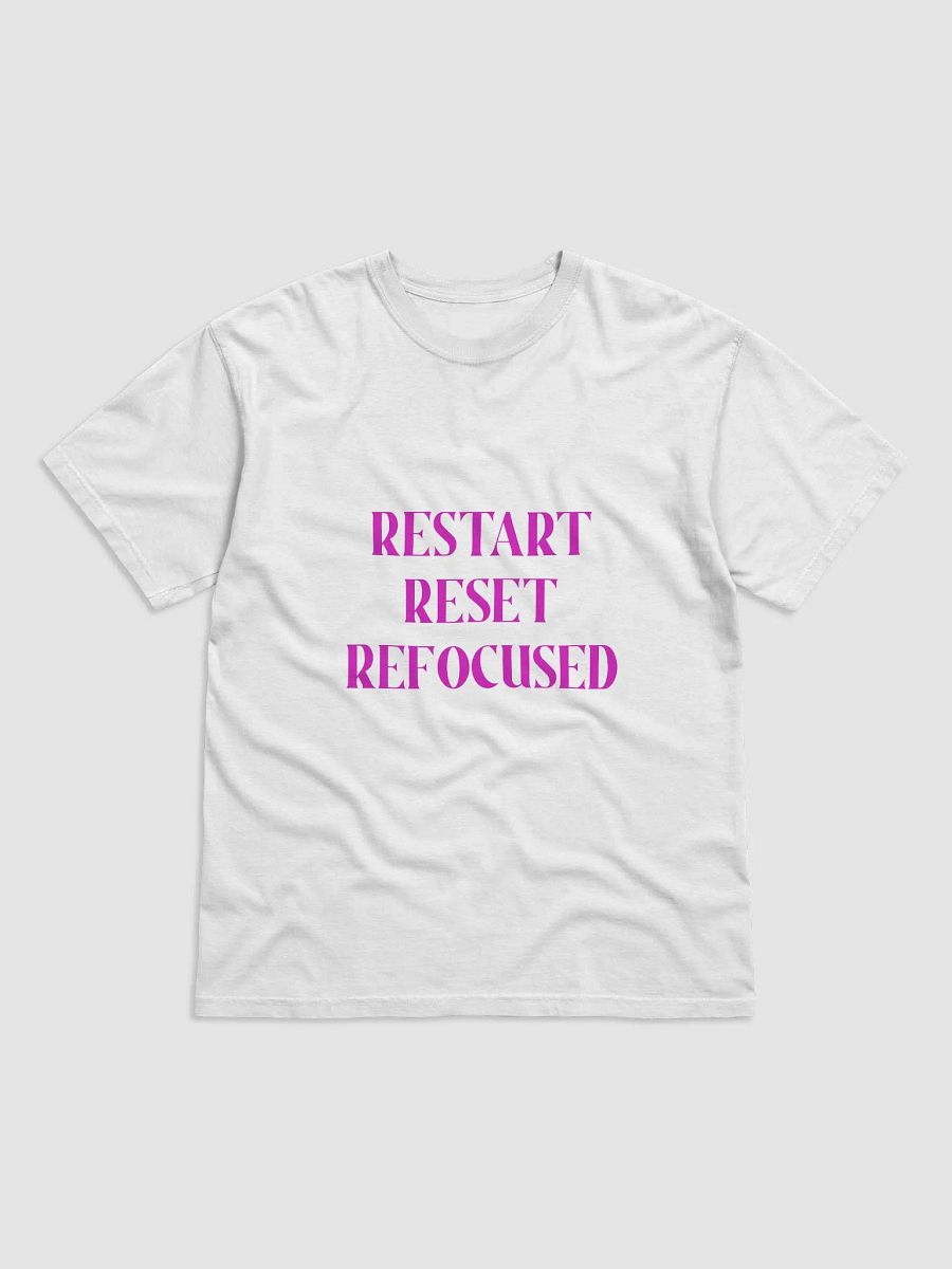 RESTART,RESET,REFOCUSED(PINK PRINT) product image (1)