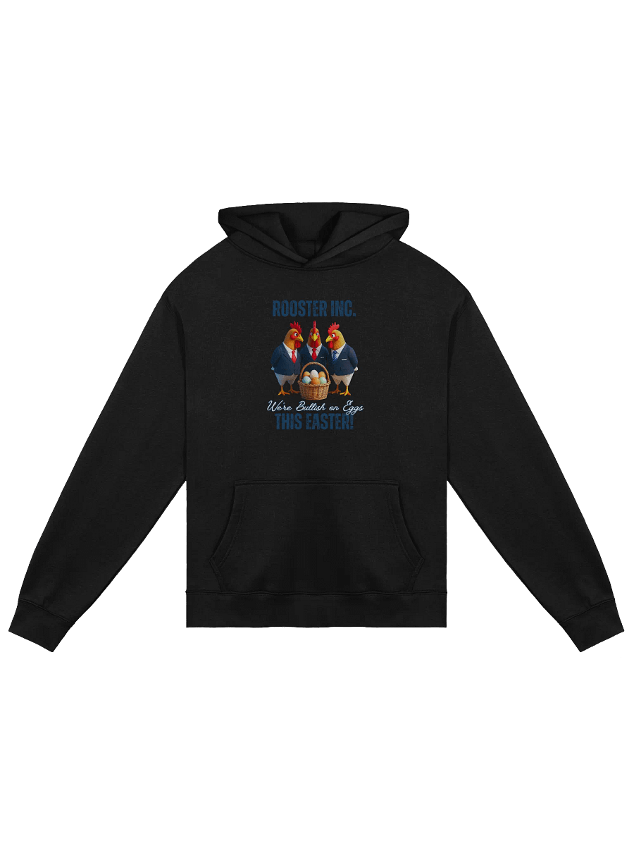 Rooster Inc. - Humorous Easter Black Hoodie product image (2)