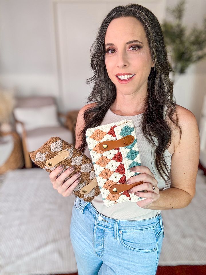 Harvest Hues Crochet Clutch Tutorial product image (1)