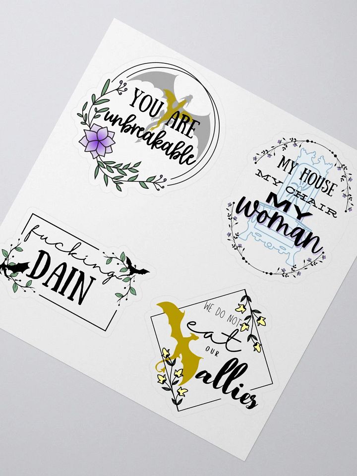 Iron Flame Sticker Bundle product image (2)