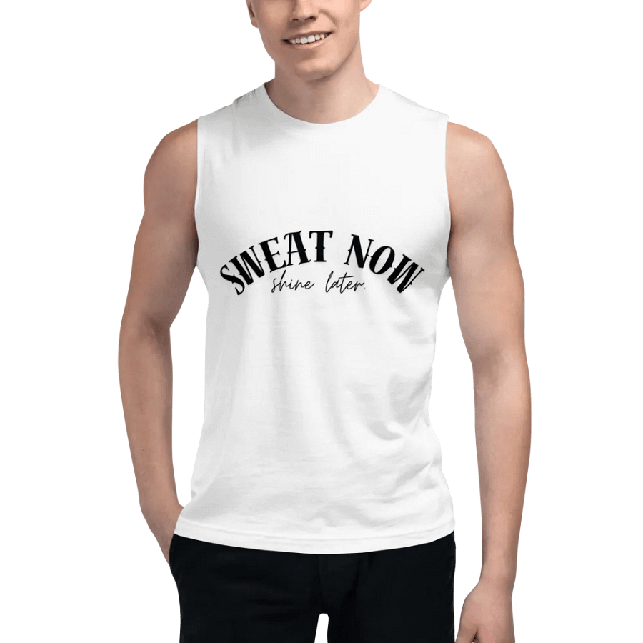 Bella+Canvas Muscle Tank ⚪️ Sweat now, shine later product image (5)