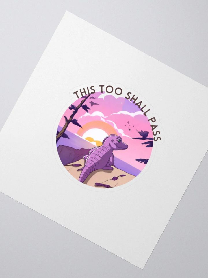 Sunset Gator Sticker product image (6)