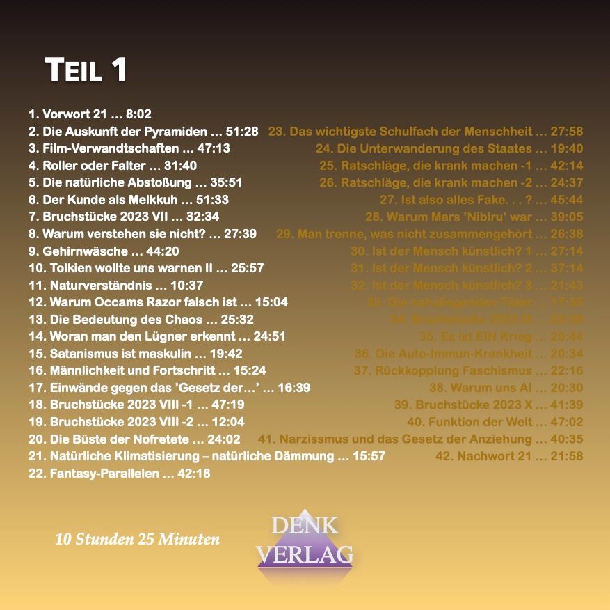 Gedankenspiele 21 - Hörbuch - Teil 1 product image (2)