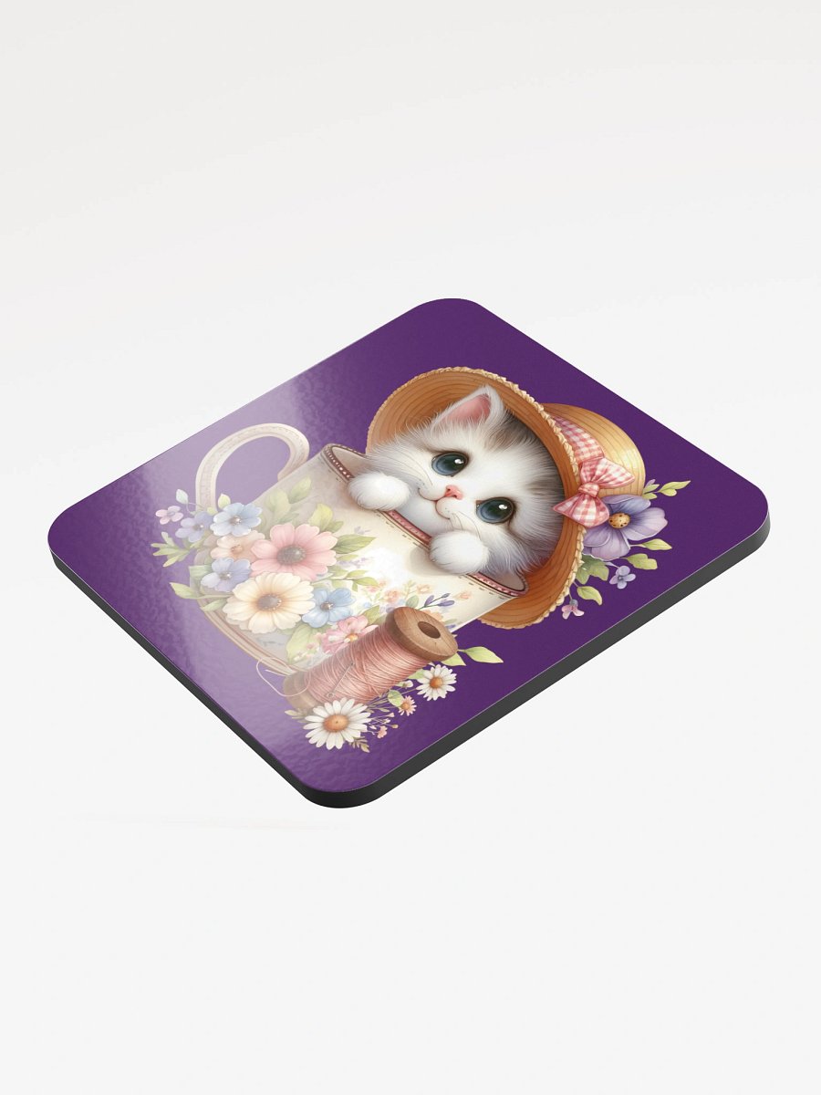 Floral Feline Tea Party Coaster product image (3)