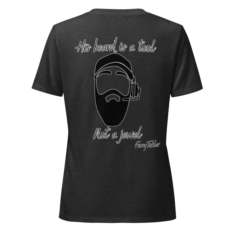 His Beard Ladies V2 vneck product image (24)