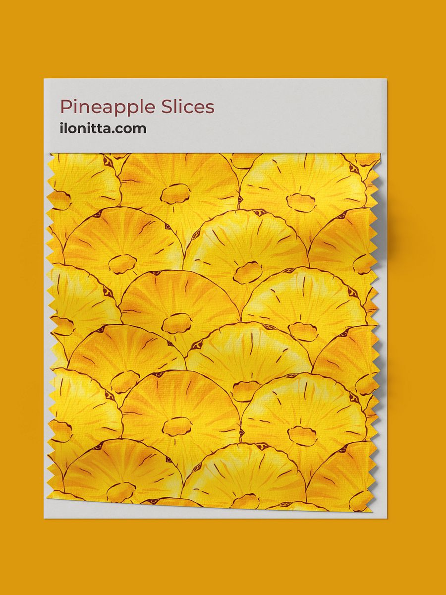 Pineapple Slices Single Seamless Pattern product image (3)