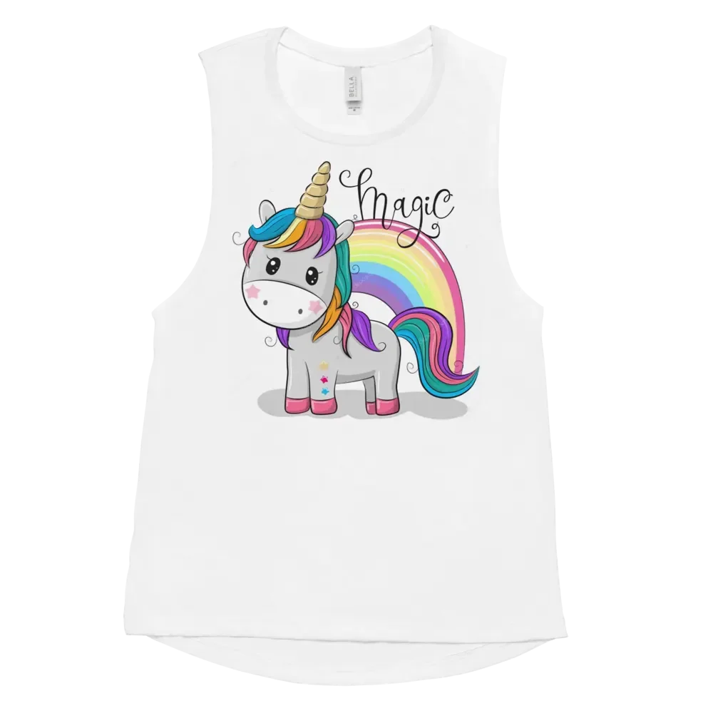 Magical Unicorn Flowy Muscle Tank product image (11)