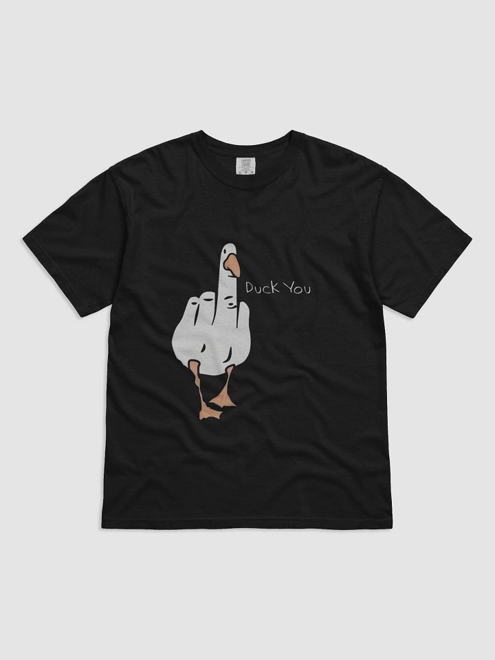 Whimsical Goose Illustration Cotton T-Shirt product image (1)