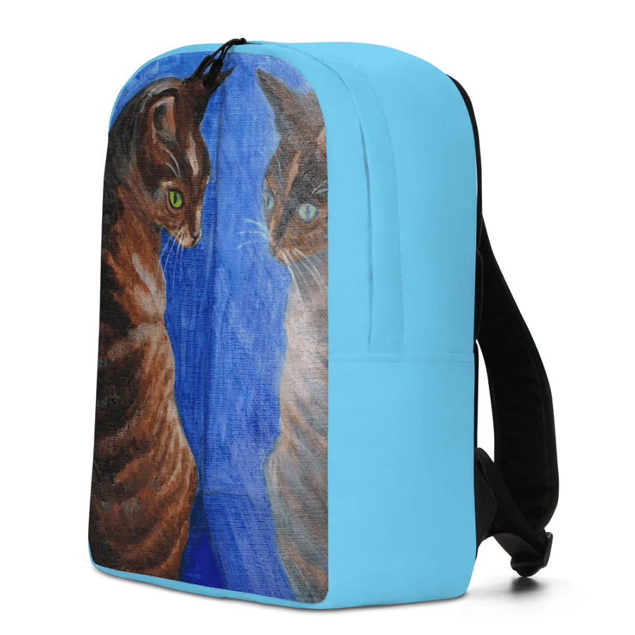 mirror cat painting backpack product image (4)