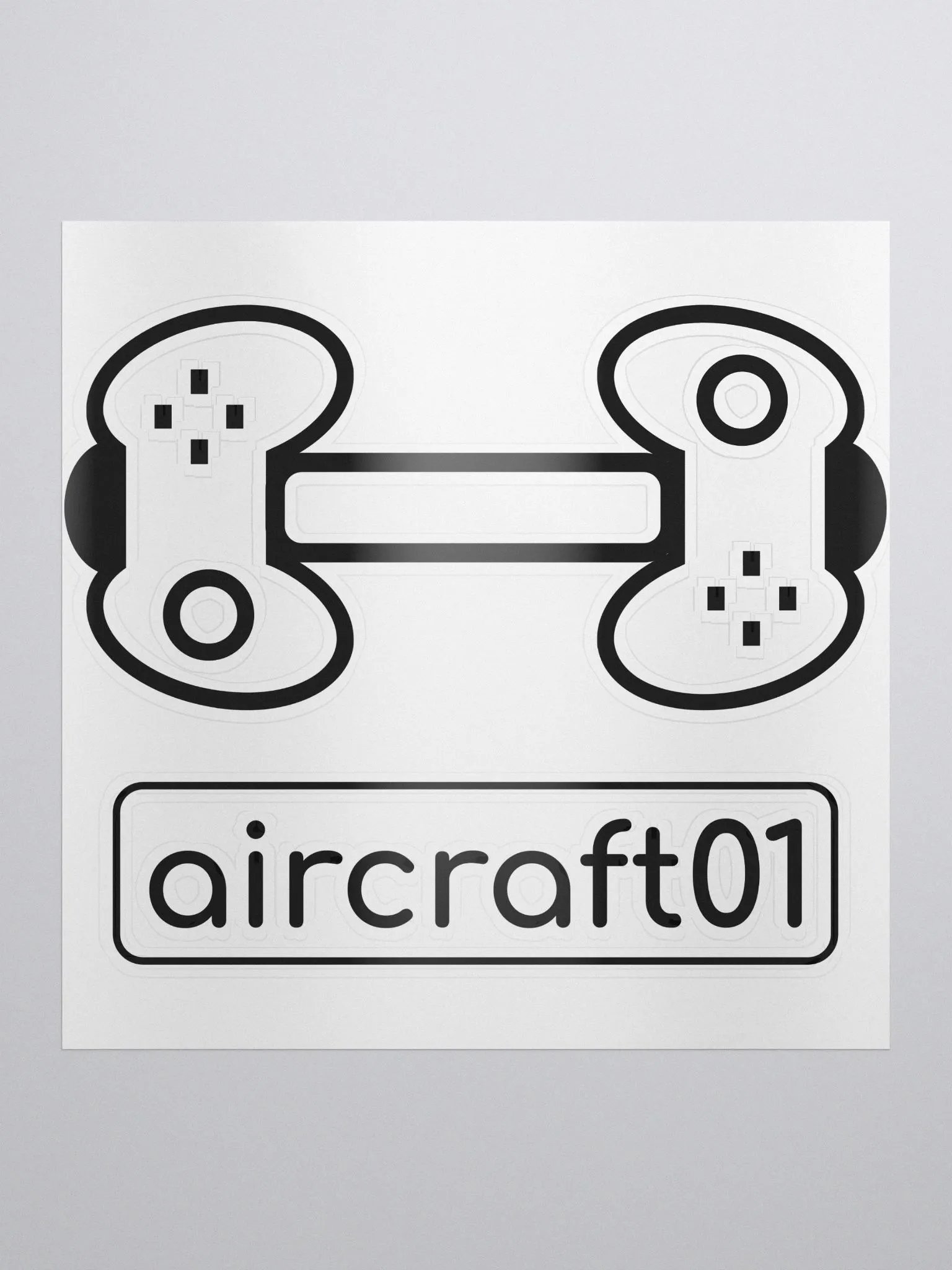 aircraft01 (logo 2.0) Sticker product image (1)