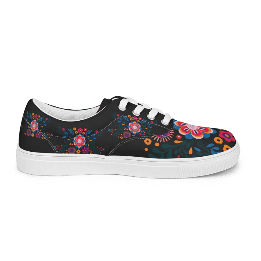 Positive Vibes Lace-Up Canvas Shoes product image (12)