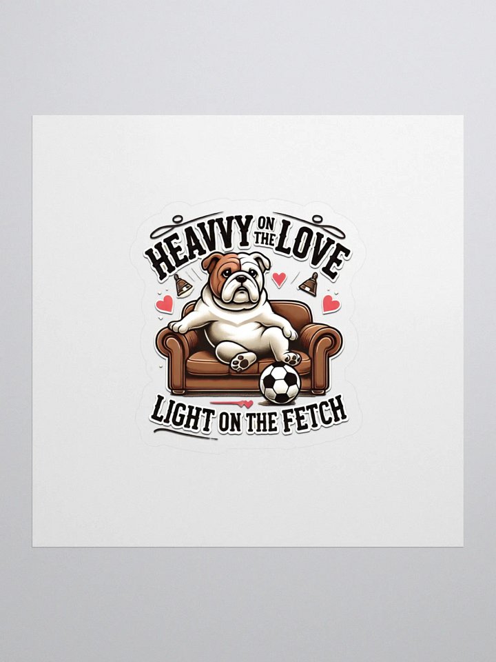 Bulldog Love Sticker product image (1)