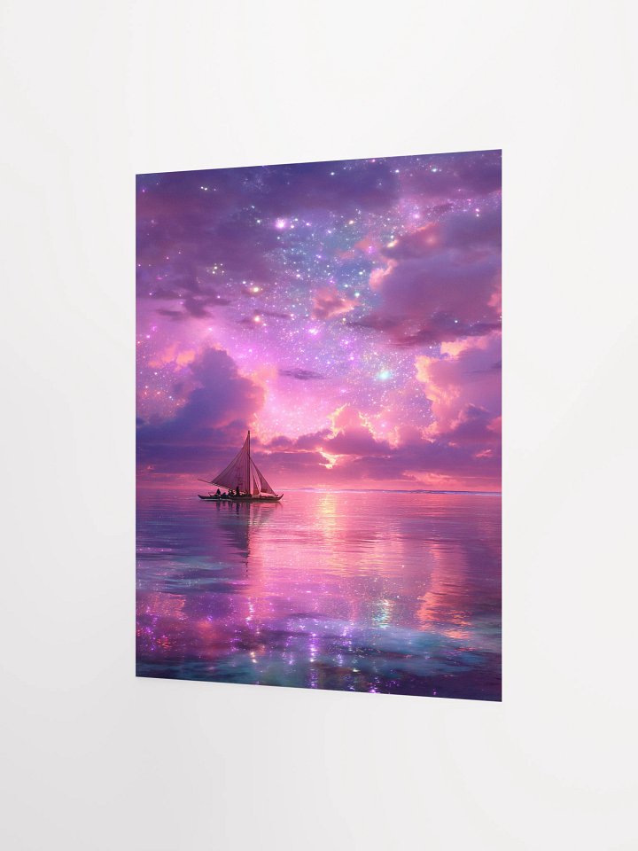 Stardust Sail Matte Unframed Wall Art Paper Canvas product image (6)