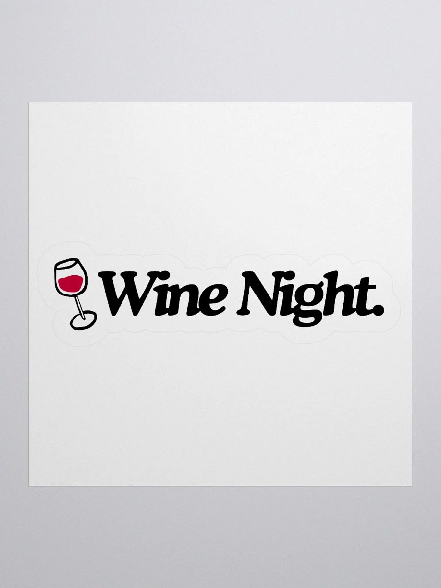 Wine Night Sticker product image (1)