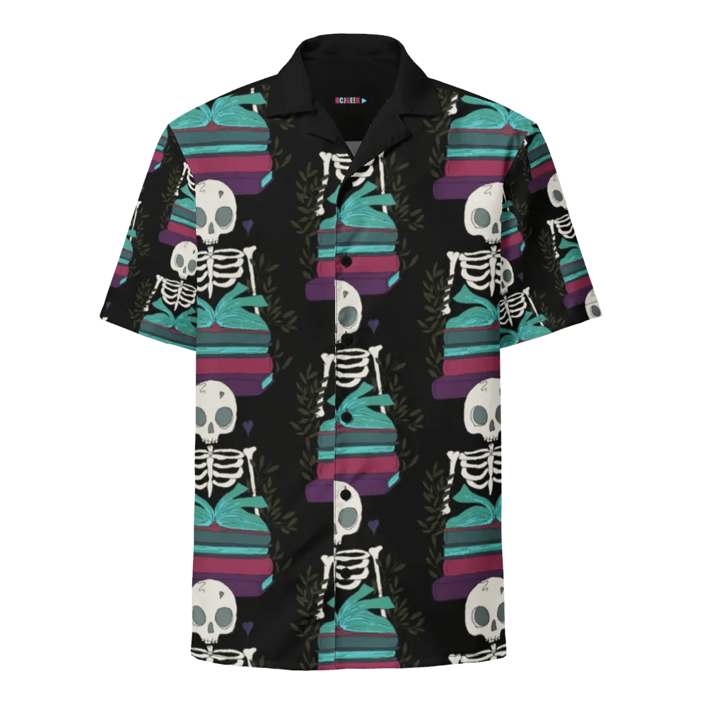 Skelly Book Club Hawaiian Shirt product image (1)