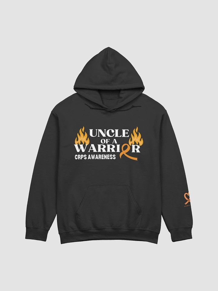 UNCLE of a Warrior CRPS Awareness Hoodie- White Print product image (7)