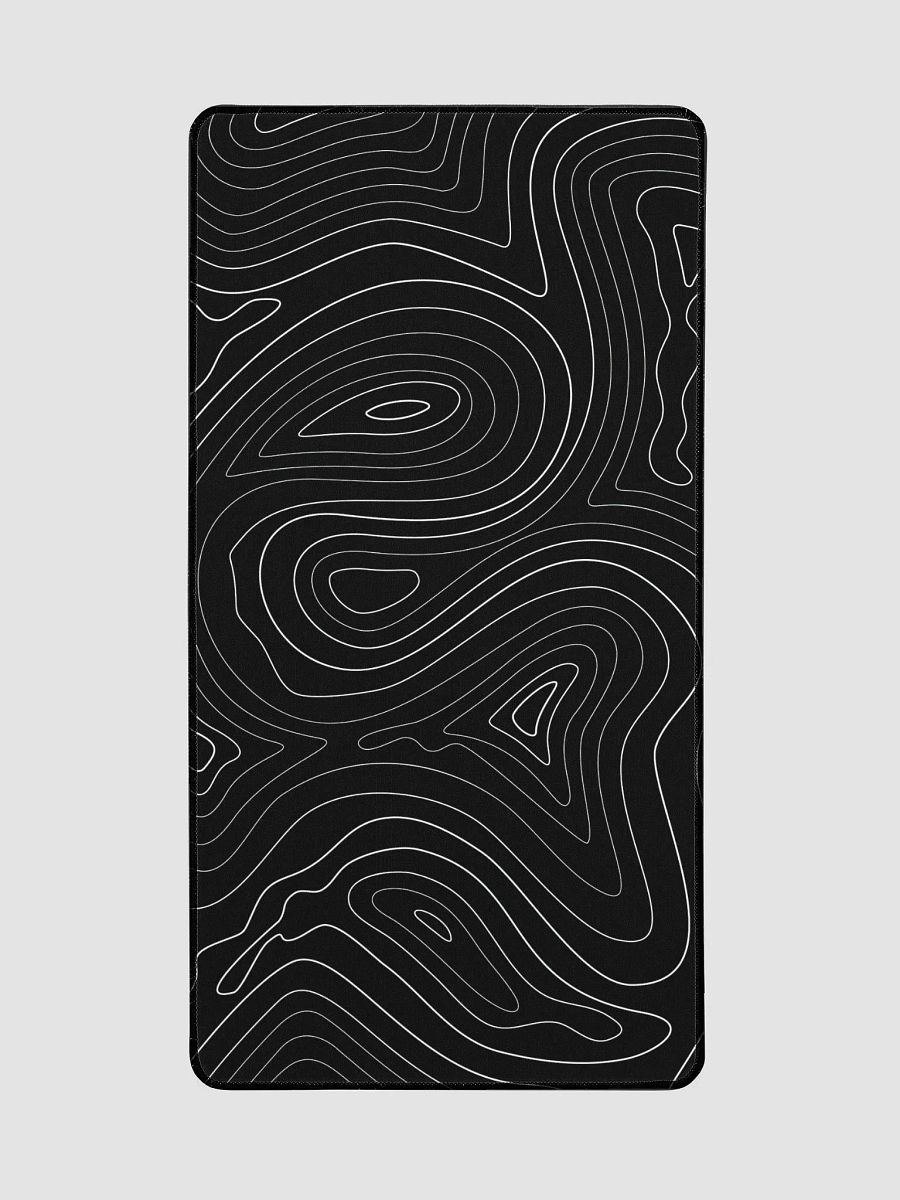 Digital Death Topographic Map Desk Mat product image (1)