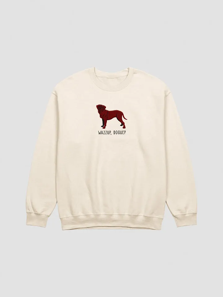 Wazzup, Dogue Sweatshirt (Embroidered) of a Dogue de Bordeaux(Chocolate) product image (1)