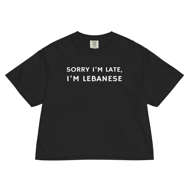 Sorry I'm Lebanese Women's Boxy T-shirt product image (1)