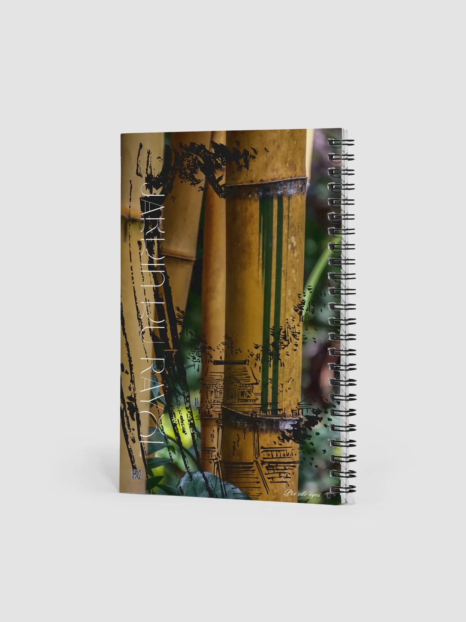 GeoGraphik Notebook – Jardin du Rayol – Bamboo Reverie – A5 Format product image (2)