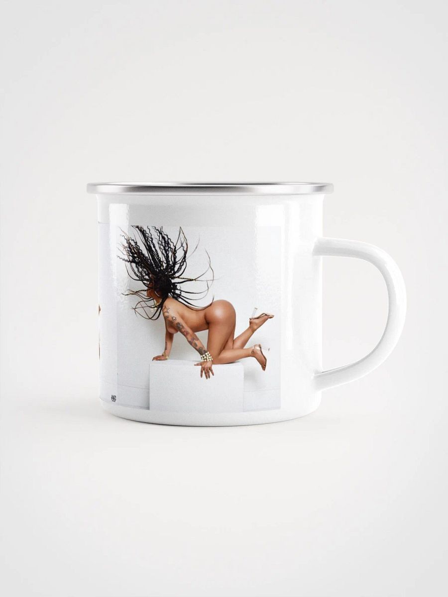 Naked in Pearl Enamel Mug product image (1)