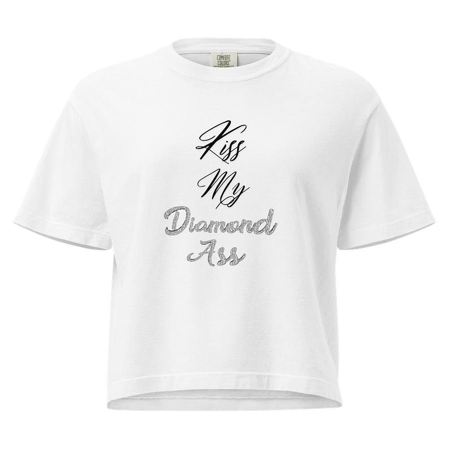 kiss my diamond crop top product image (1)