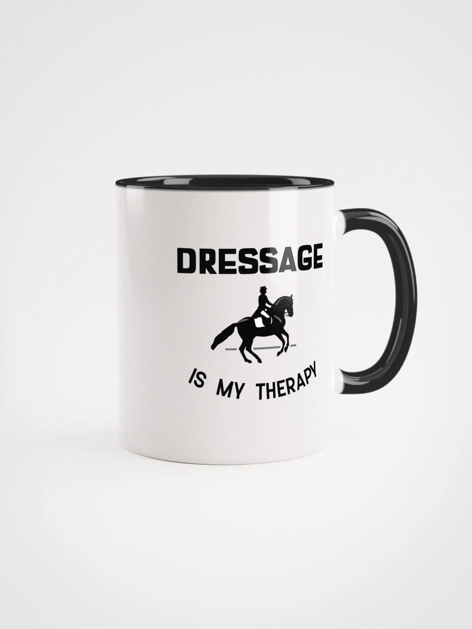 Dressage Is My Therapy Equestrian Mug product image (1)