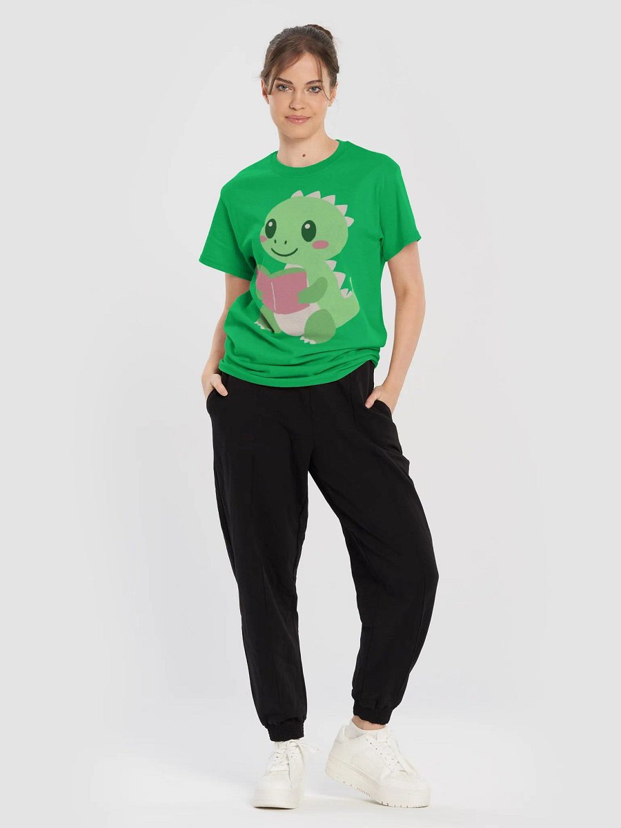 kawaii dino reading product image (5)