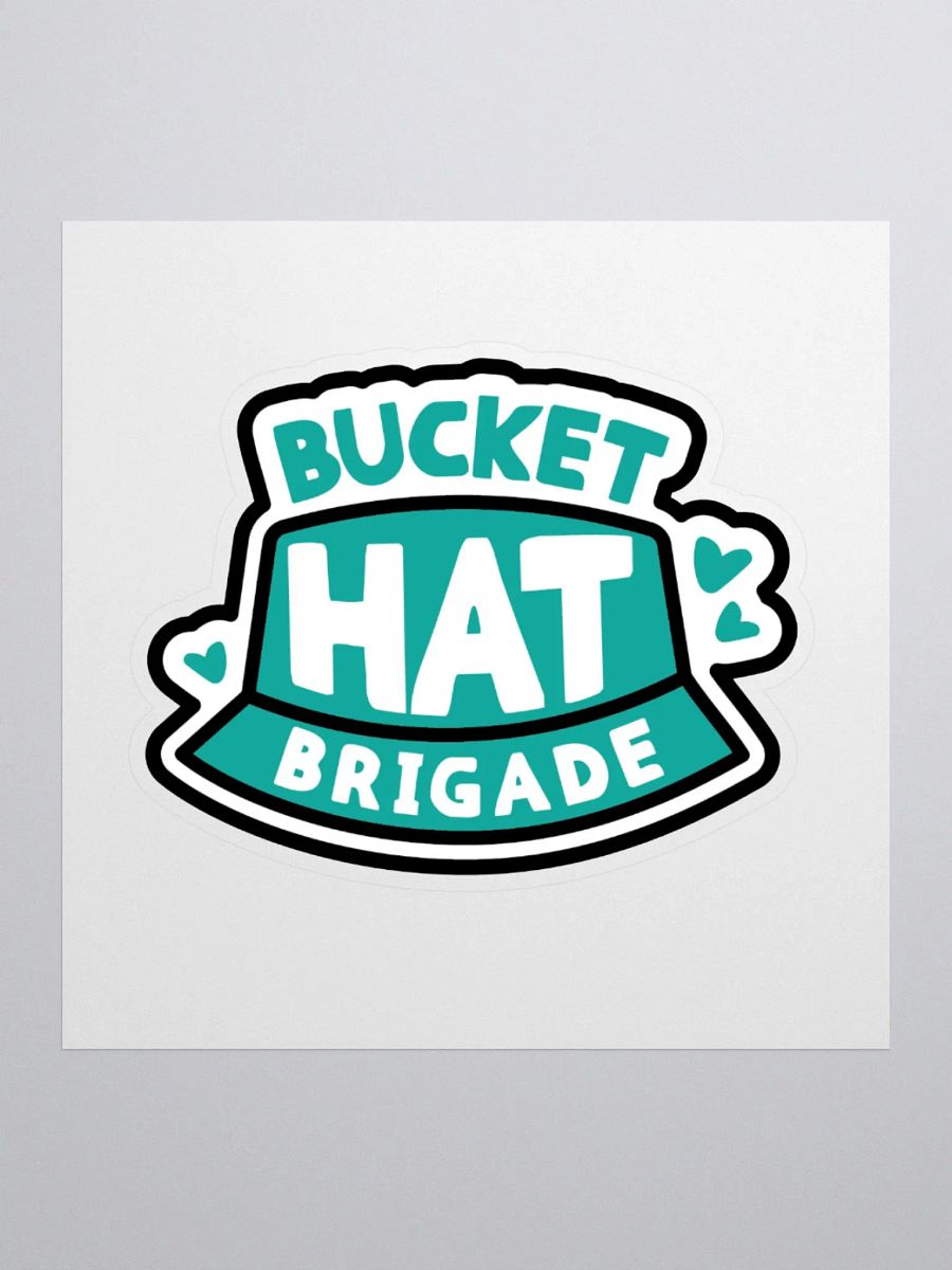 Bucket Hat Brigade Sticker product image (2)