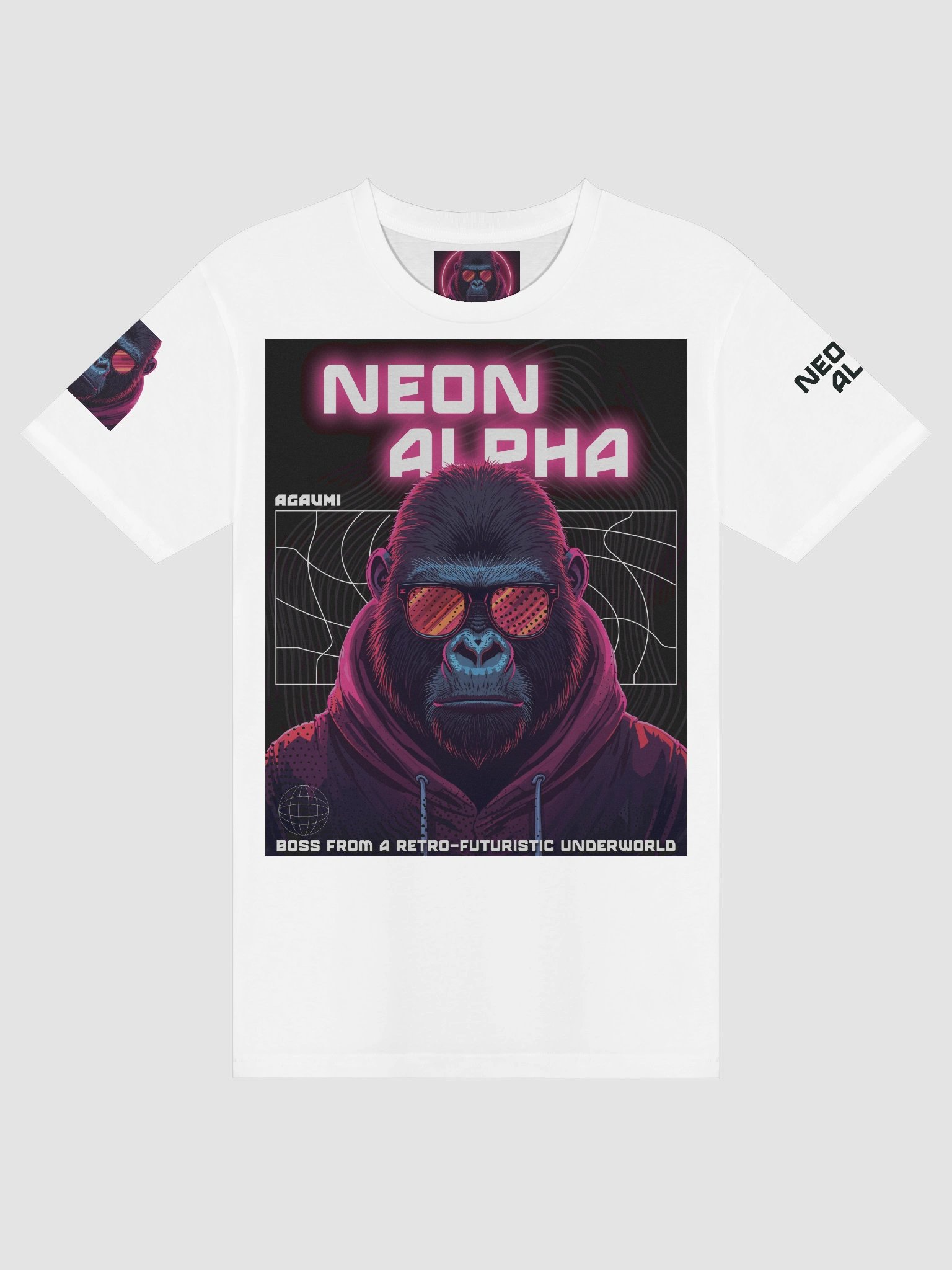 Neon Alpha Gorilla Reflective T-Shirt product image (7)
