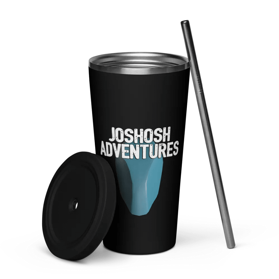 Joshosh Adventures Insulated Tumbler with a Straw product image (5)