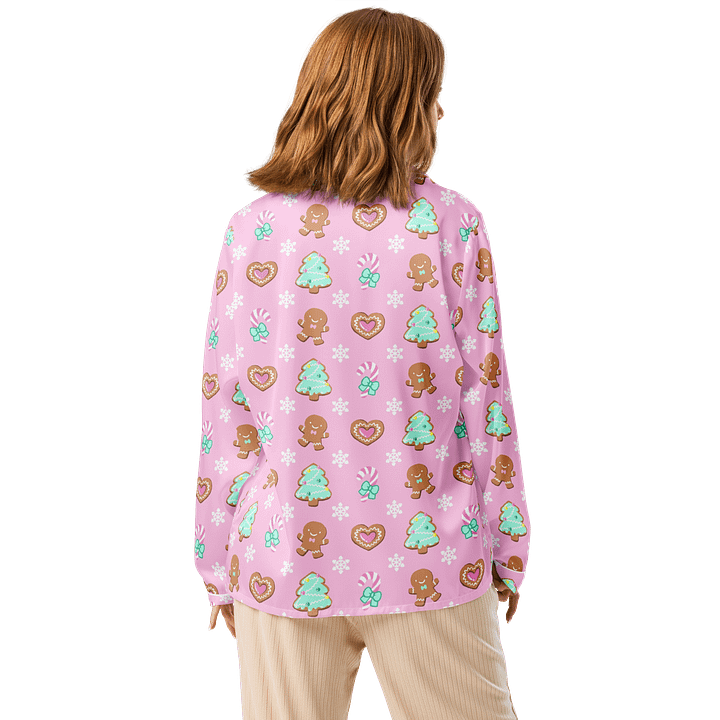 Cozy Gingerbread Pajama Top product image (2)