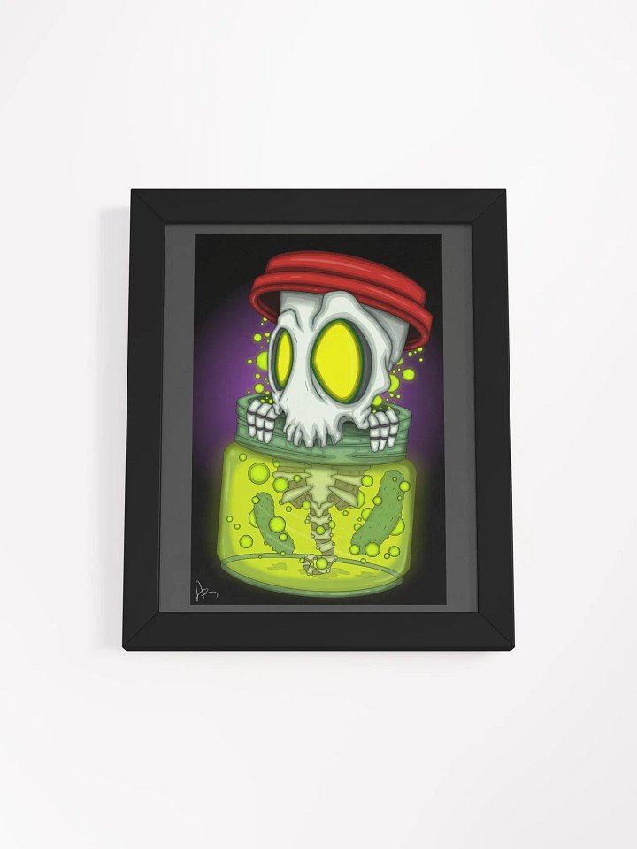 FRAMED - Pickle Skull product image (1)