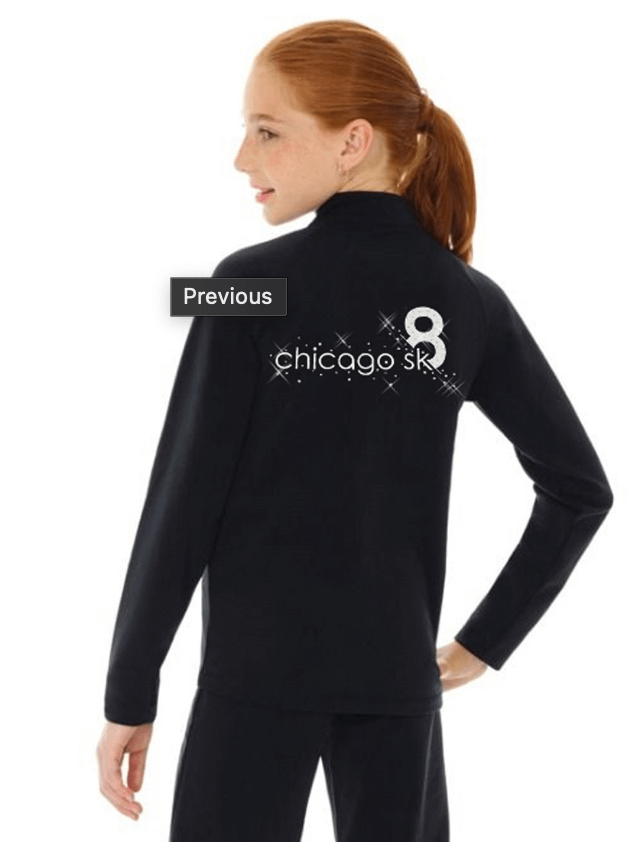 Chicago Sk8 Team Warm Up Jacket with Crystals product image (2)