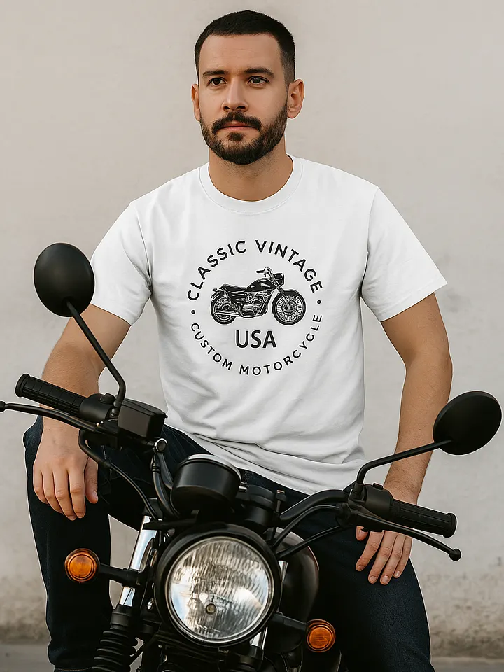 Vintage Motorcycle T-Shirt product image (1)