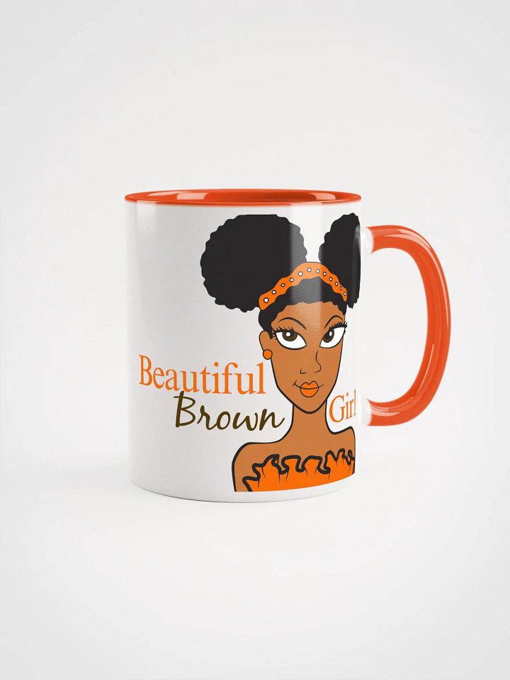 Beautiful Brown Girl Ceramic Mug - Cinnamon product image (2)