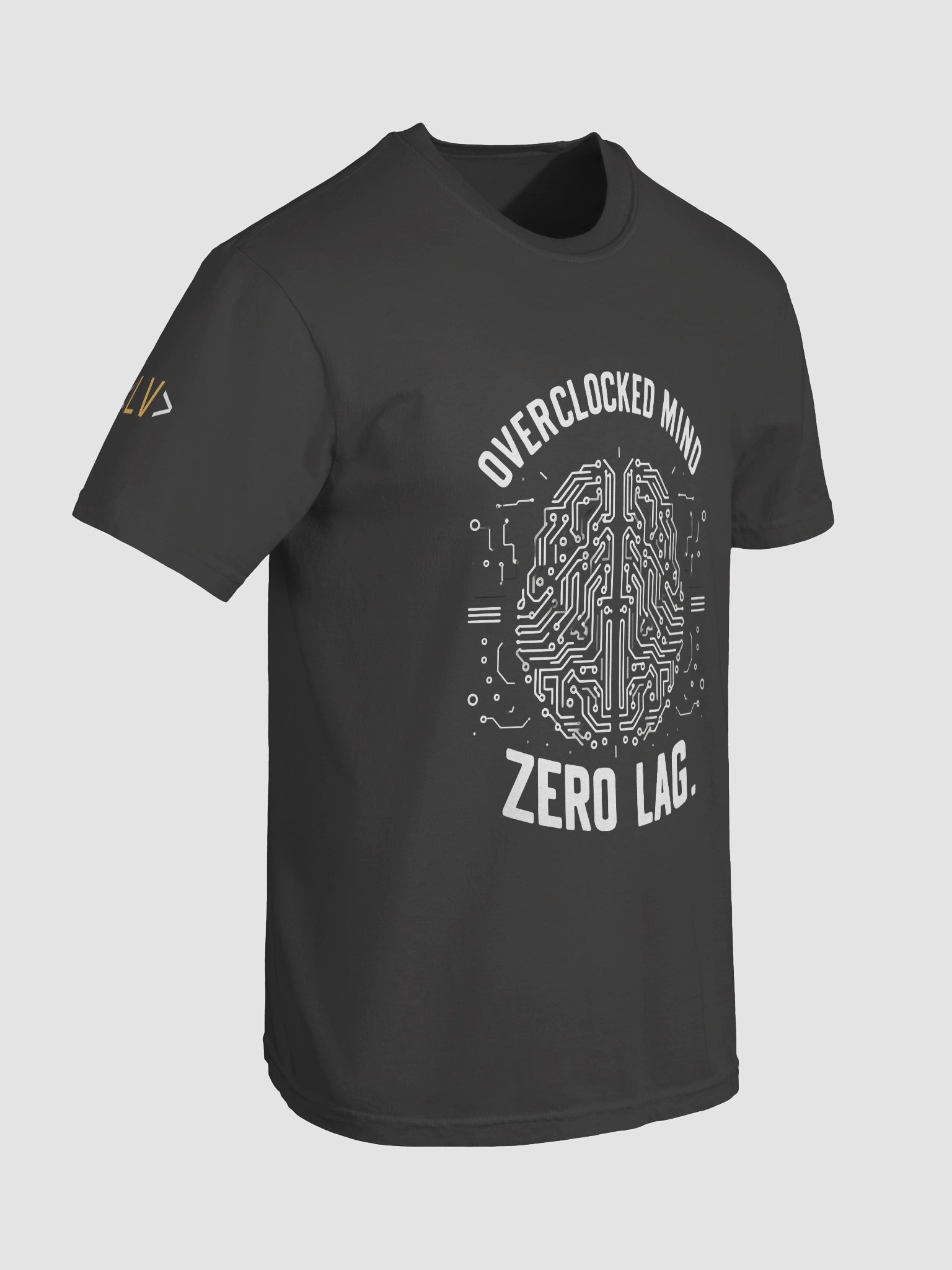 Overclocked Mind Tee – Minimalist Techwear for Coders product image (21)