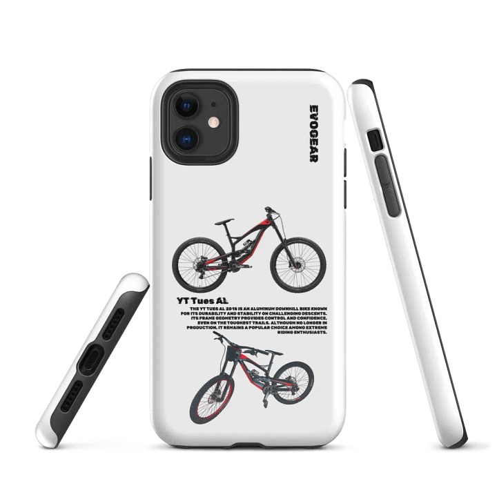 White YT Tues AL iPhone Case product image (1)