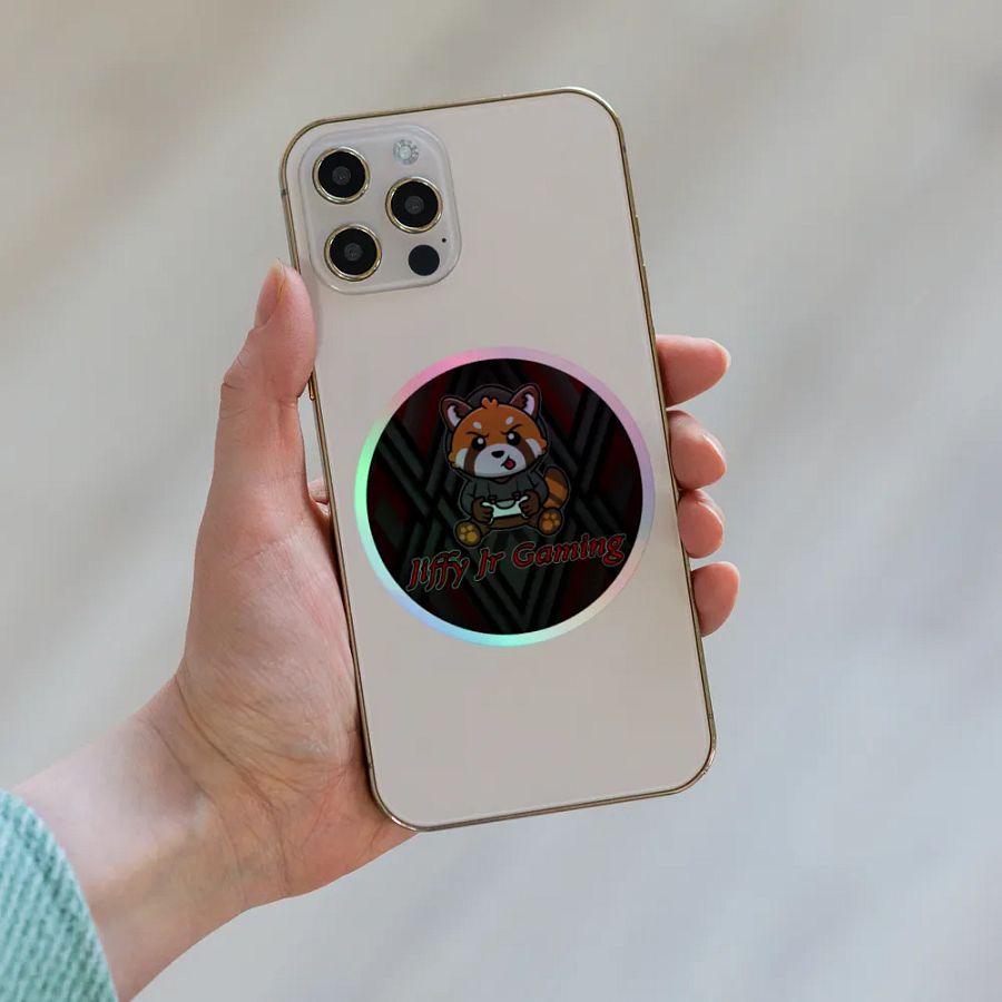Jiffy Red Panda Holo Stickers product image (6)